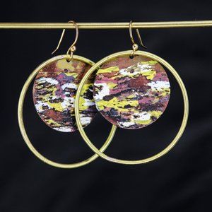 Over the moon earrings